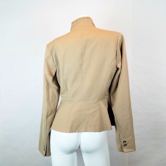 WHBM Blazer Womens Size 2 Tan Button Down Jacket - Picture 4 of 7